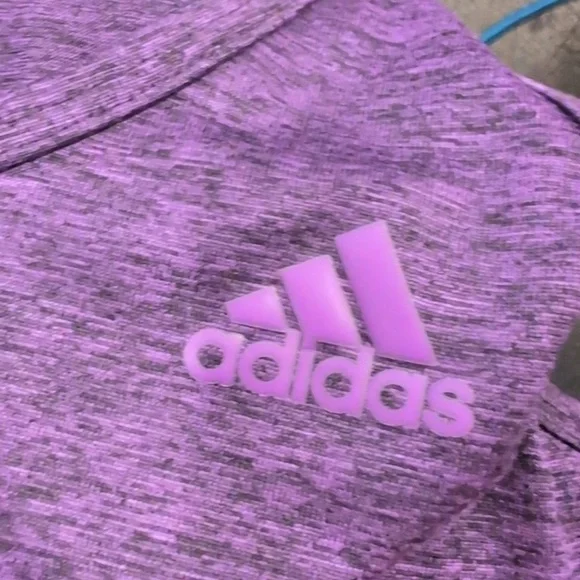 Adidas Heathered Purple Razorback Tank Top - Picture 3 of 5